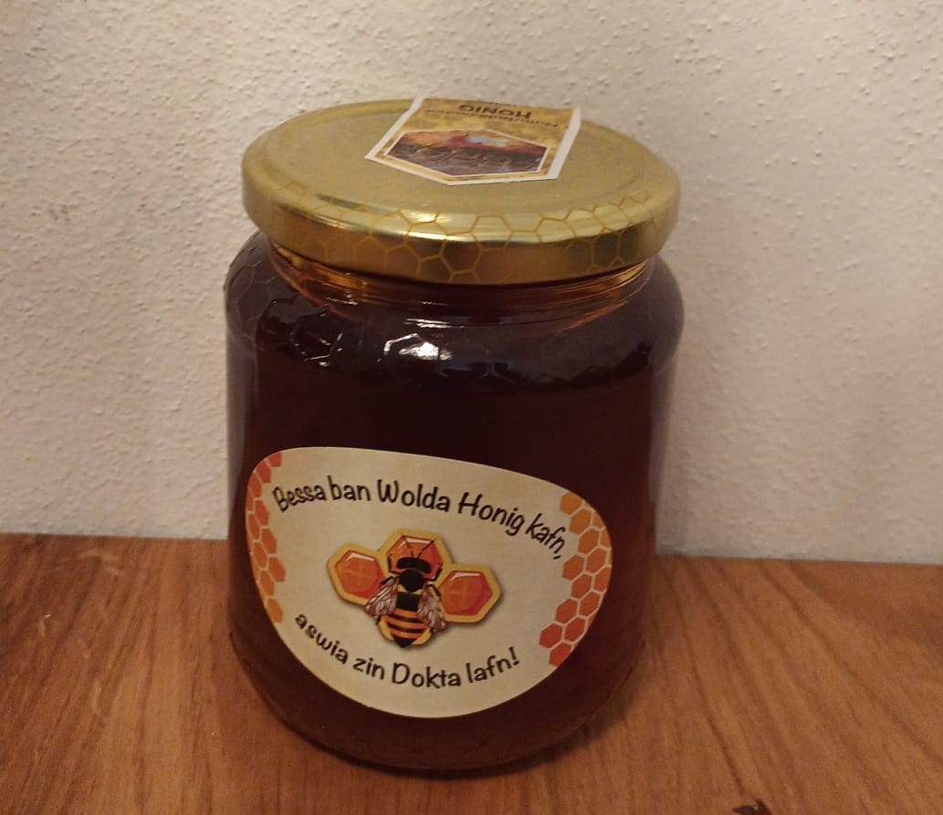 Honey from our neighbor Hansjörg Walder