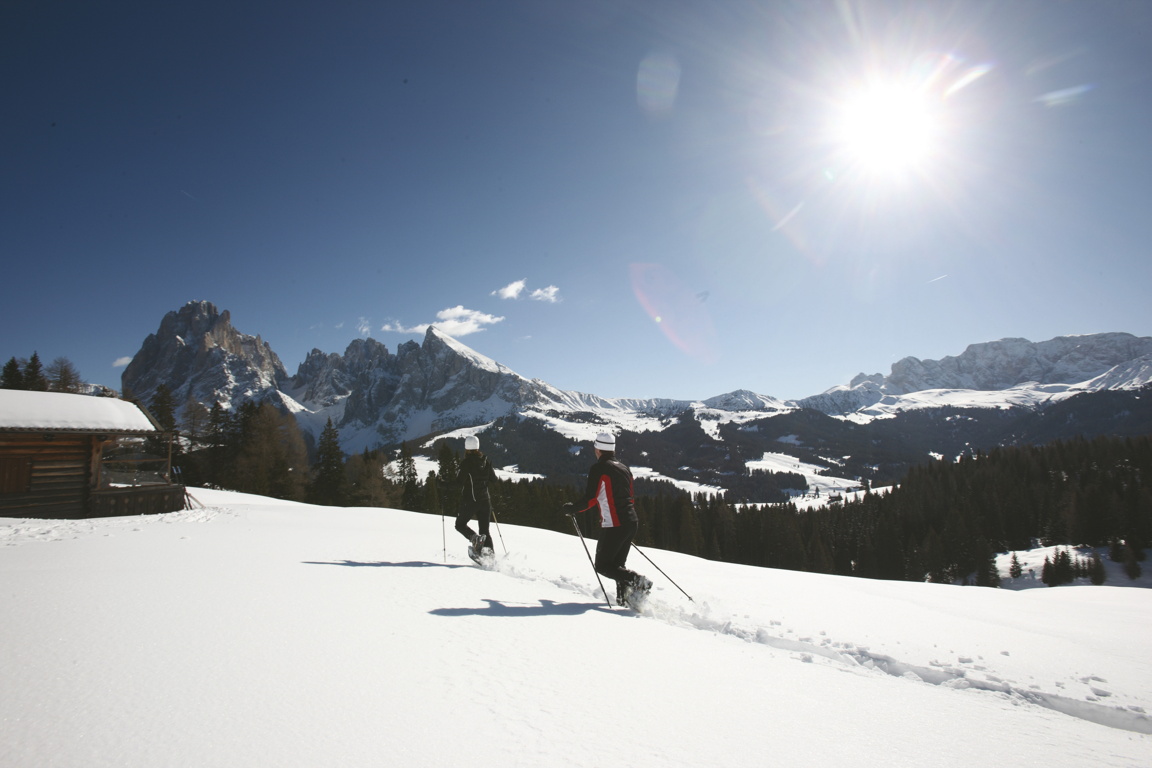 Winter-/Schneeschuwanderung auf der Seiser Alm