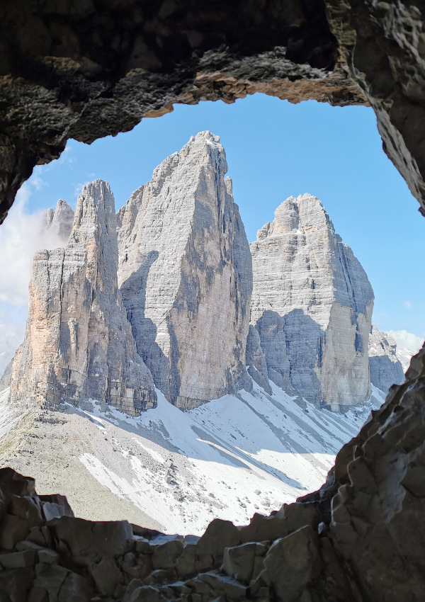 * Via Ferrata semplice sul Monte Paterno con la guida alpina Toni 