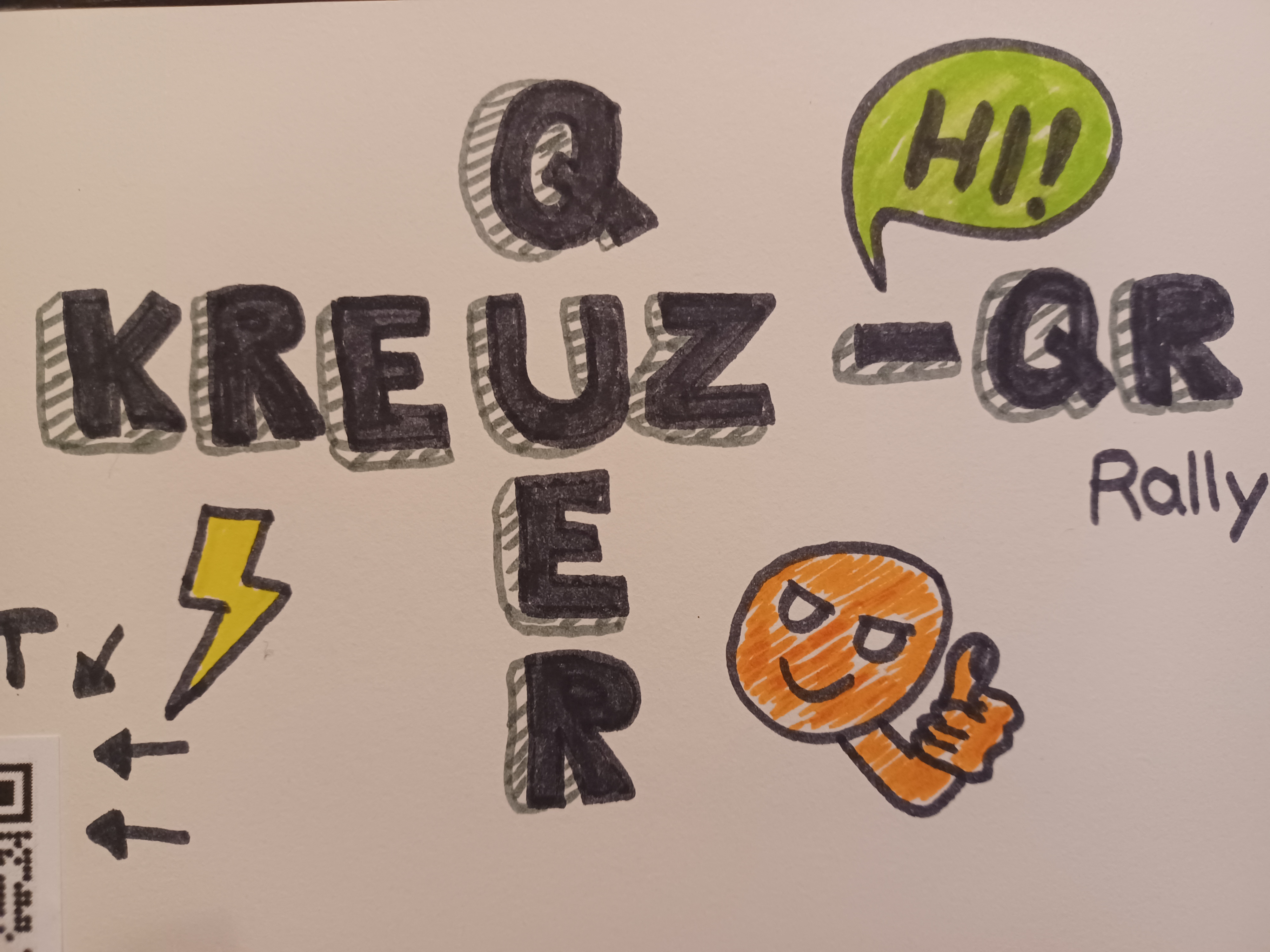 Cross-QR for kids aged 10 and over