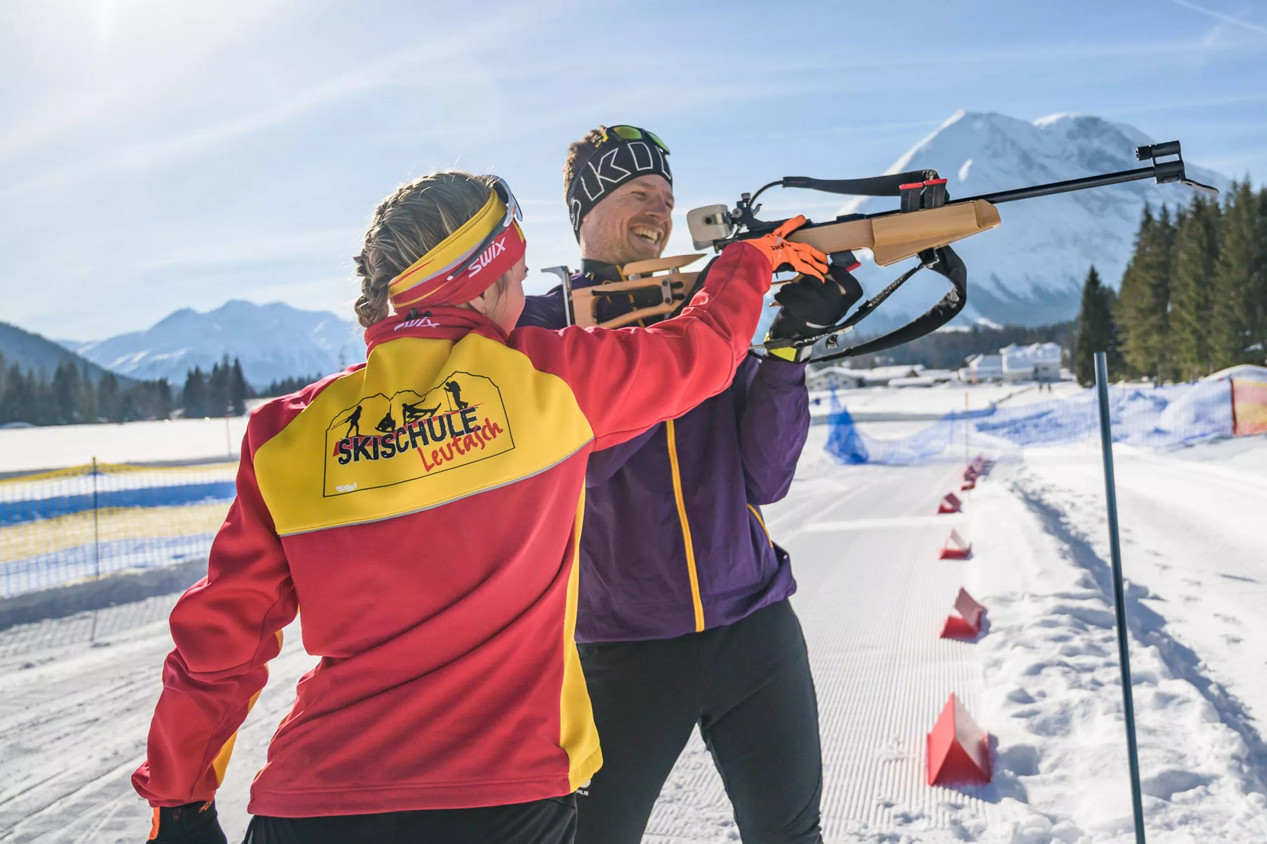 Biathlon - Trial shooting in Leutasch