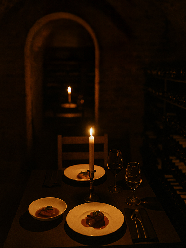 Dark Dining im Ahlbecker Hof