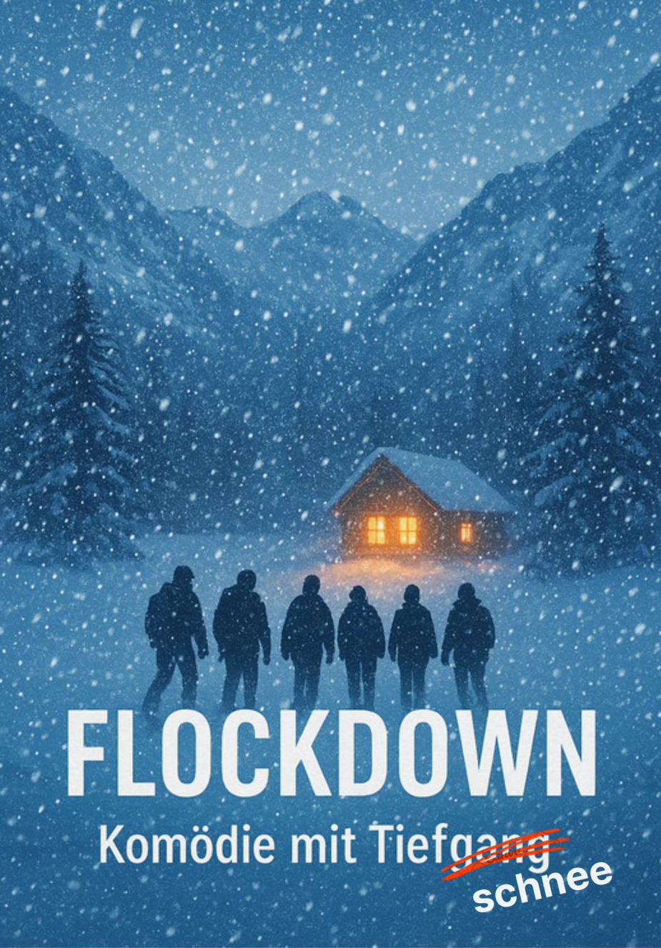 Showtime "Flockdown" Eine Komödie mit Tief (gang) schnee von unseren Abteilungsleiter 