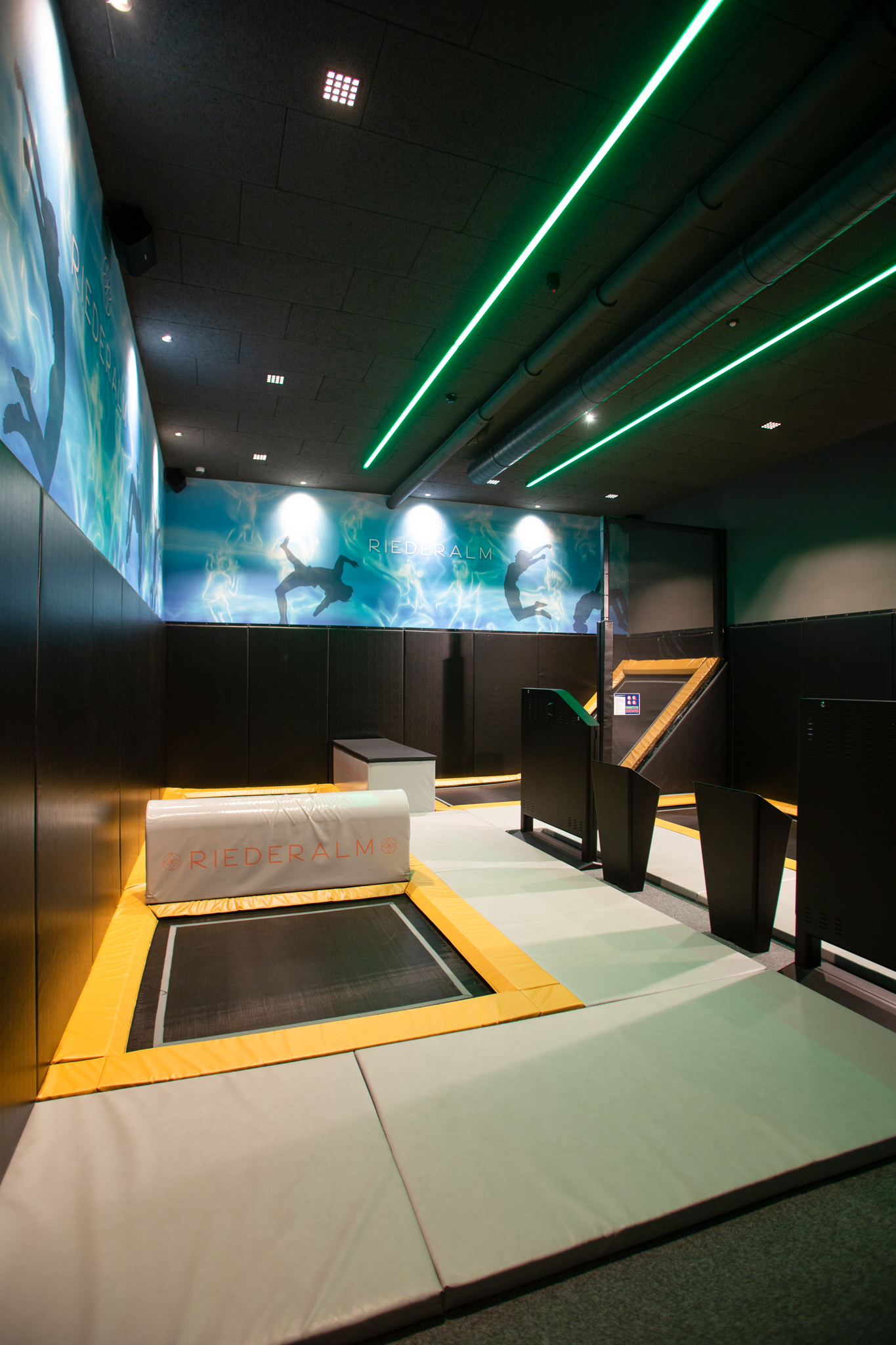 Trampoline hall