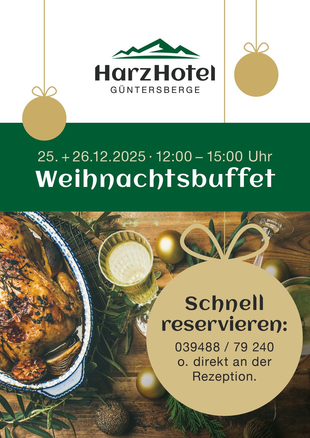 Weihnachtslunch-Buffet