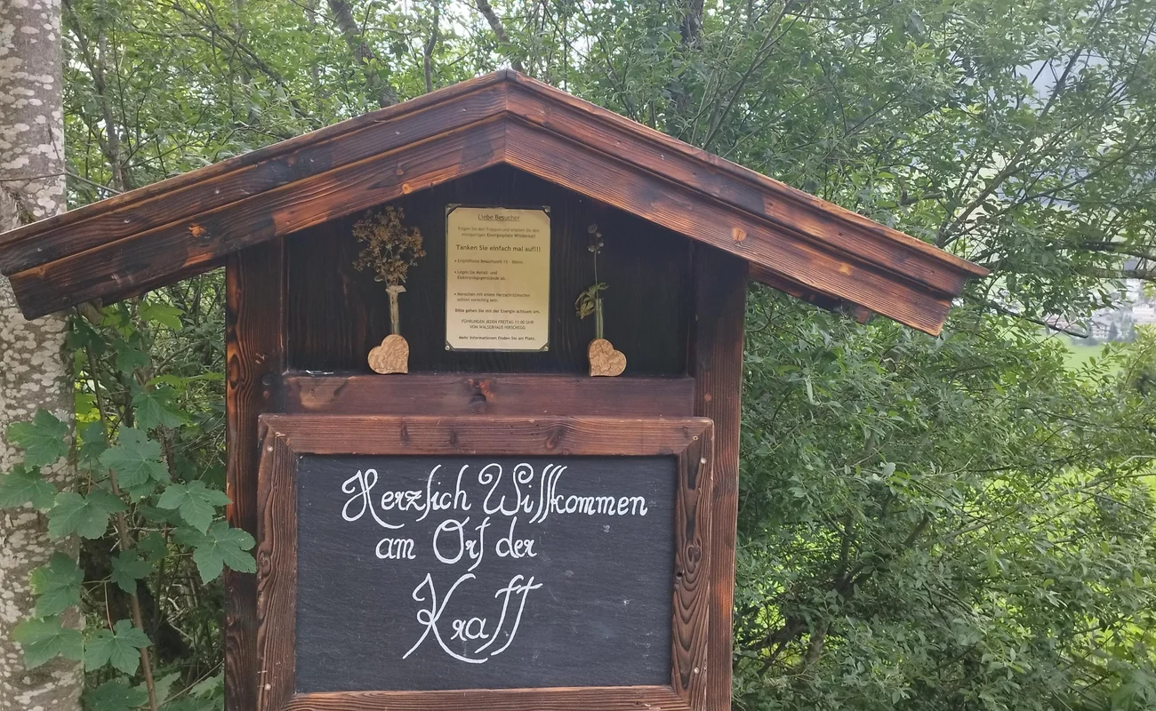 Guided hike to the energy site in Wildental in Mittelberg/Kleinwalsertal