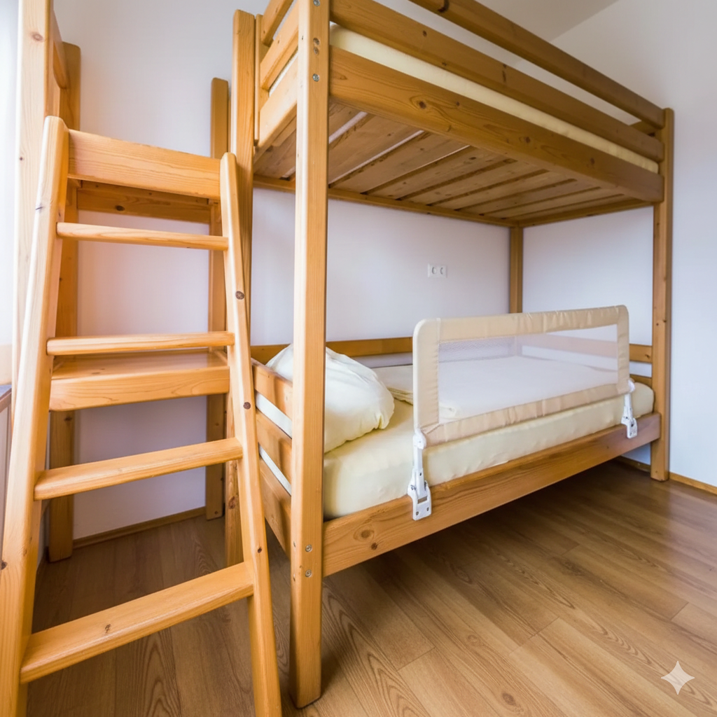 Safe sleeping: fall-out protection for the little ones
