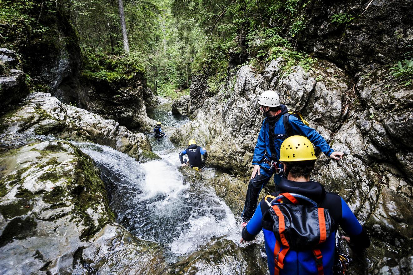 Canyoning im Kleinwalsertal