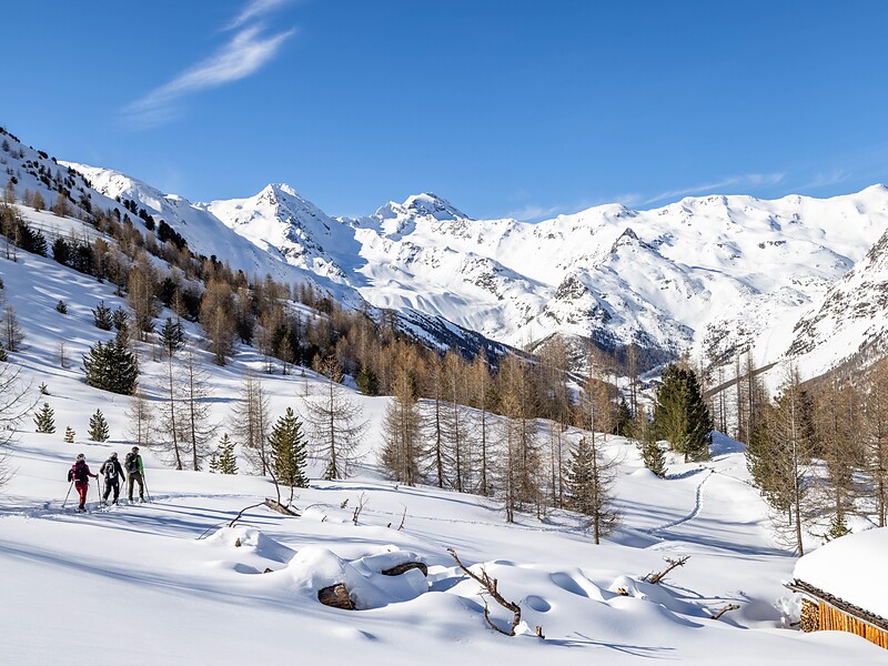 Snowshoe hike - Mastauntal valley