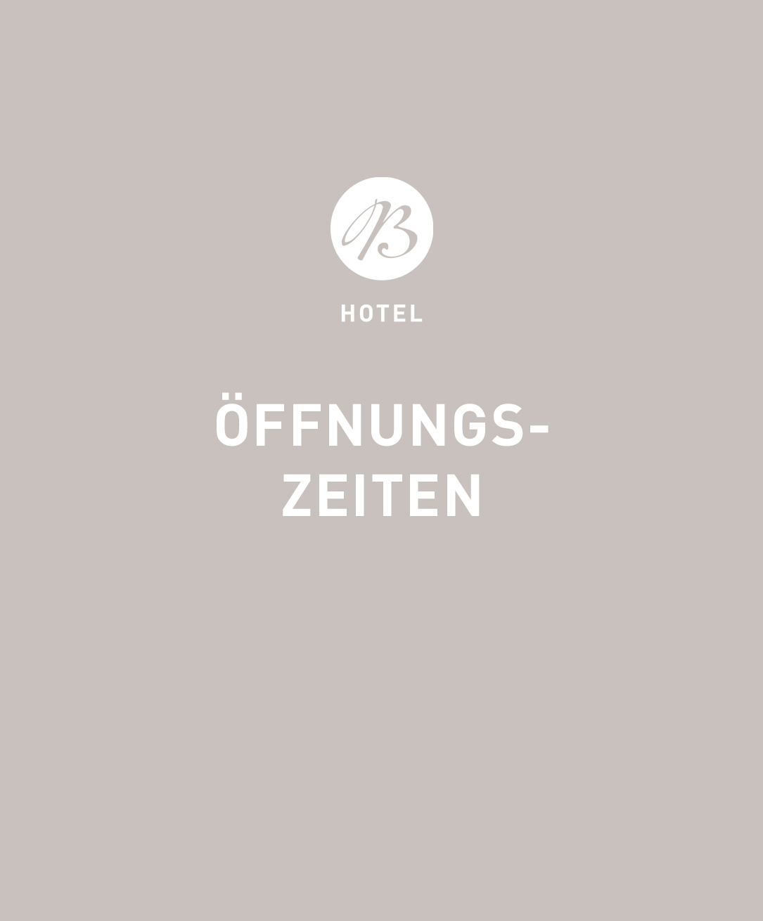 Opening hours