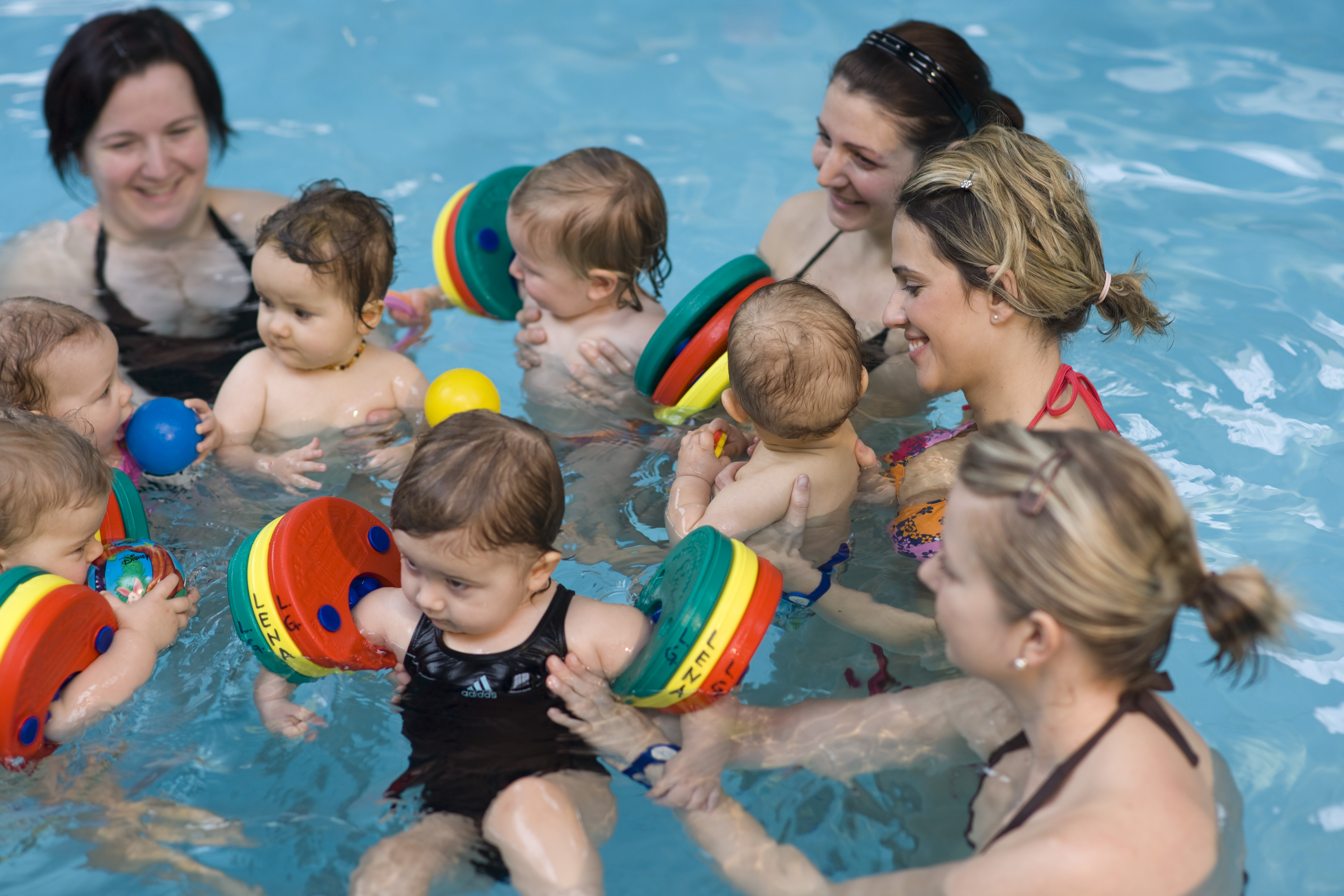 Advanced baby swimming course