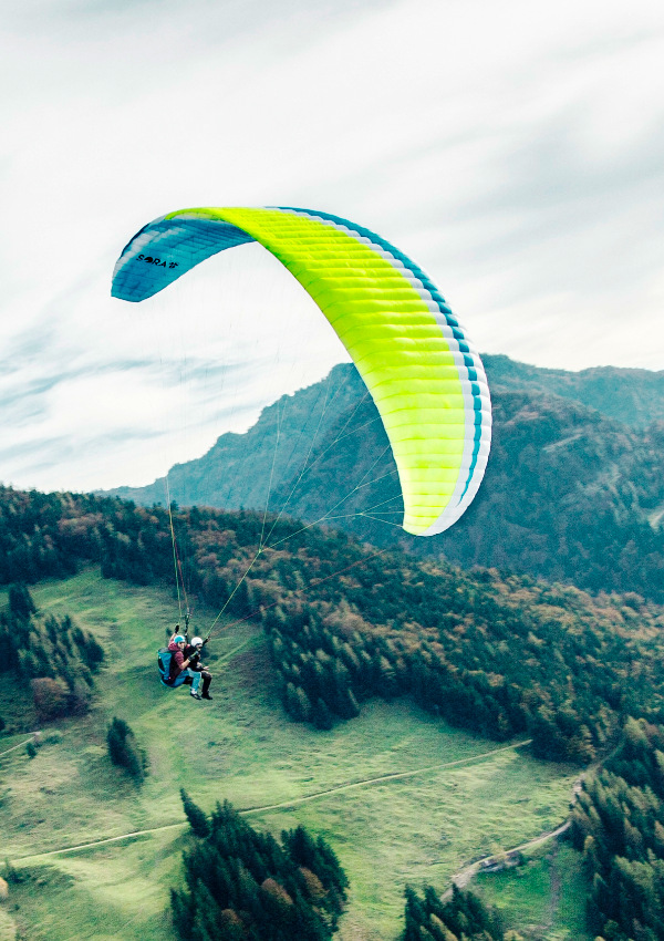 Paragleiter Tandemflug vom Unterberg (AB 01.05. MÖGLICH)