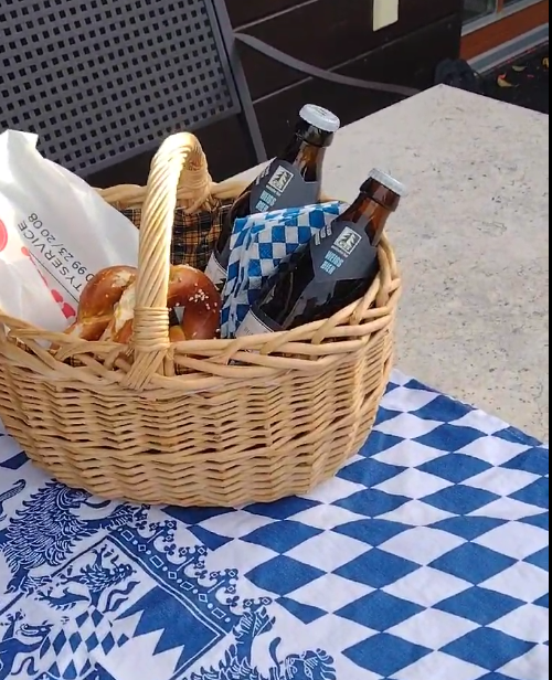 Bavarian veal sausage breakfast 