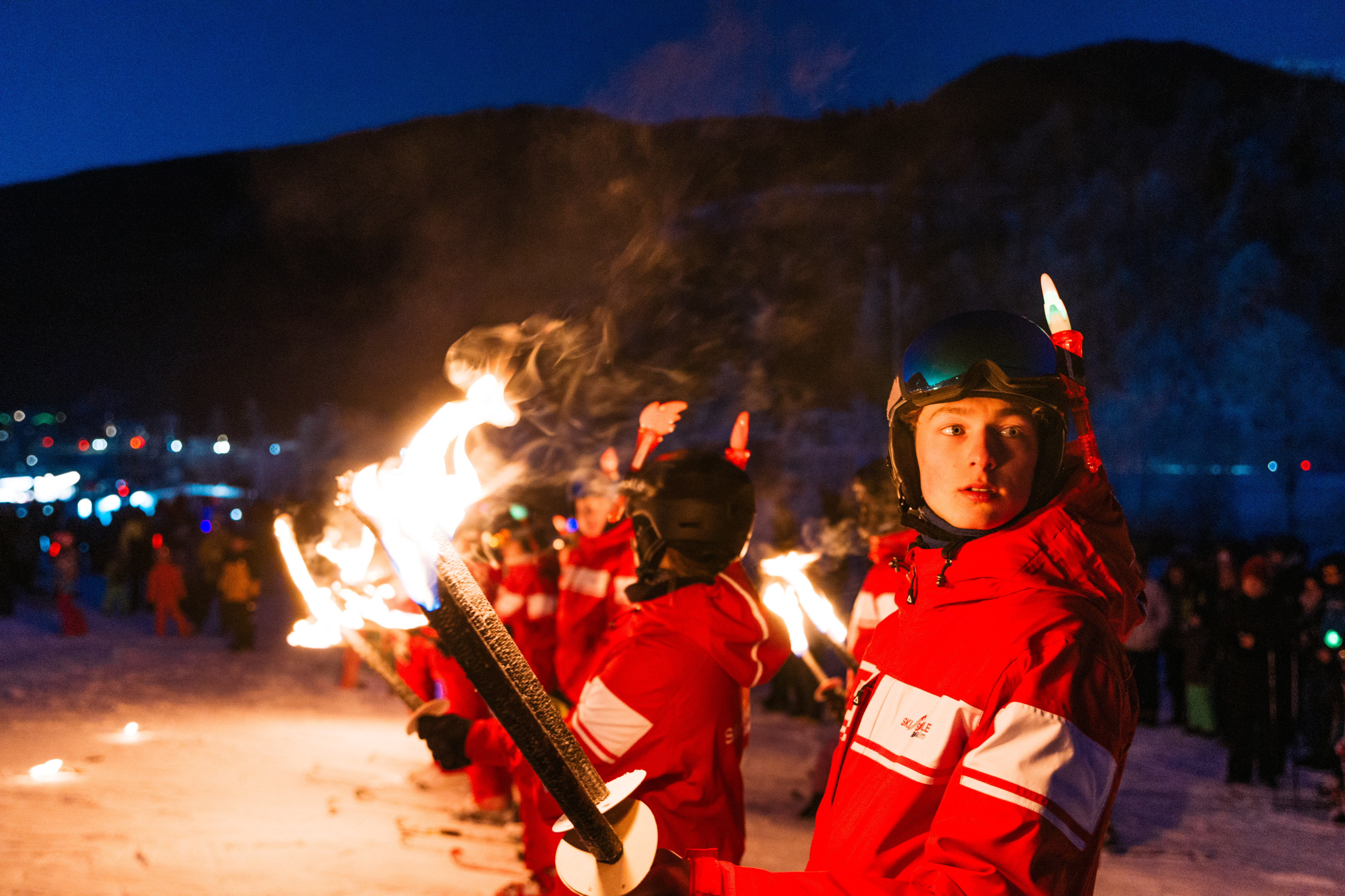 Ski Fackellauf