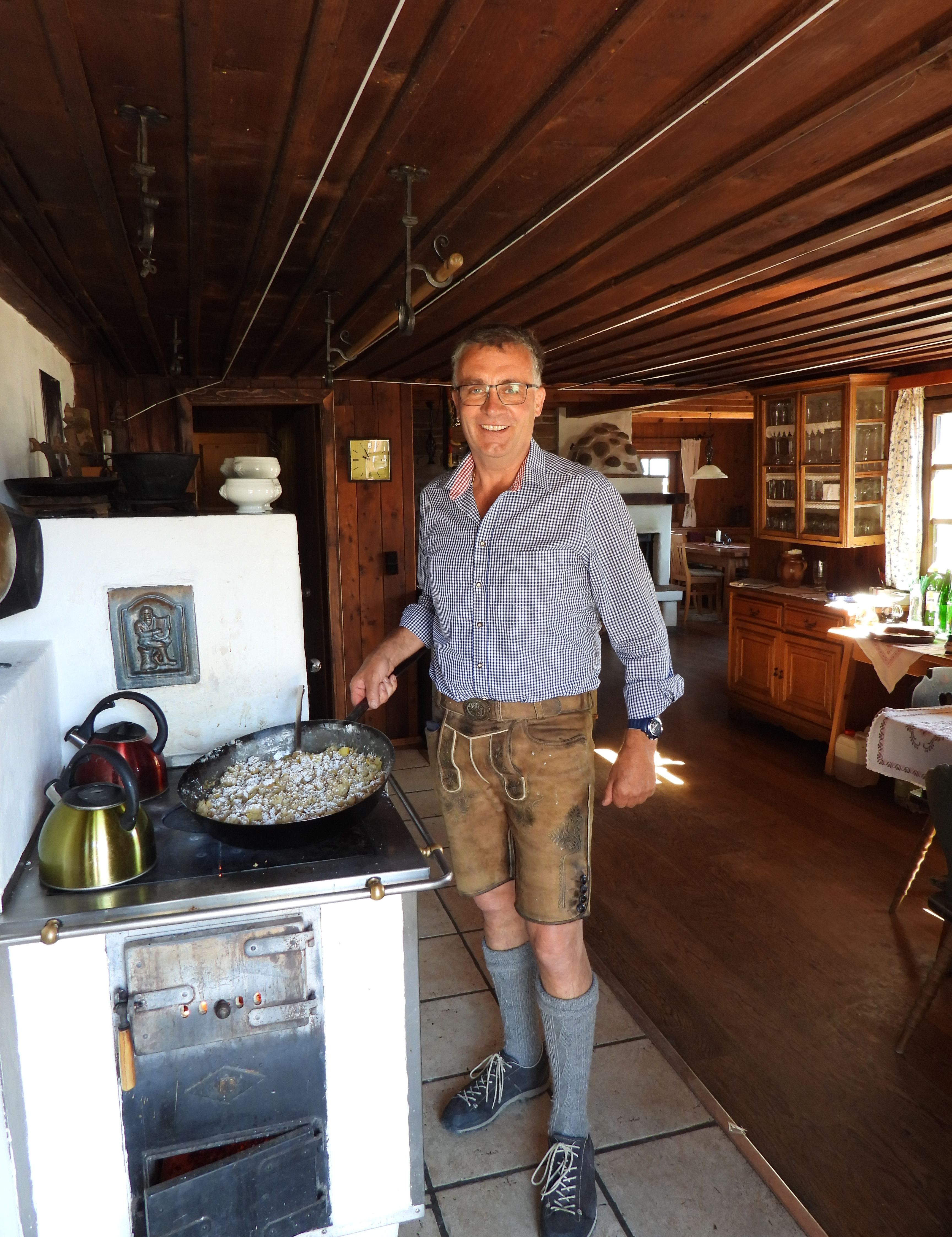Alm breakfast on the Amoser Alm