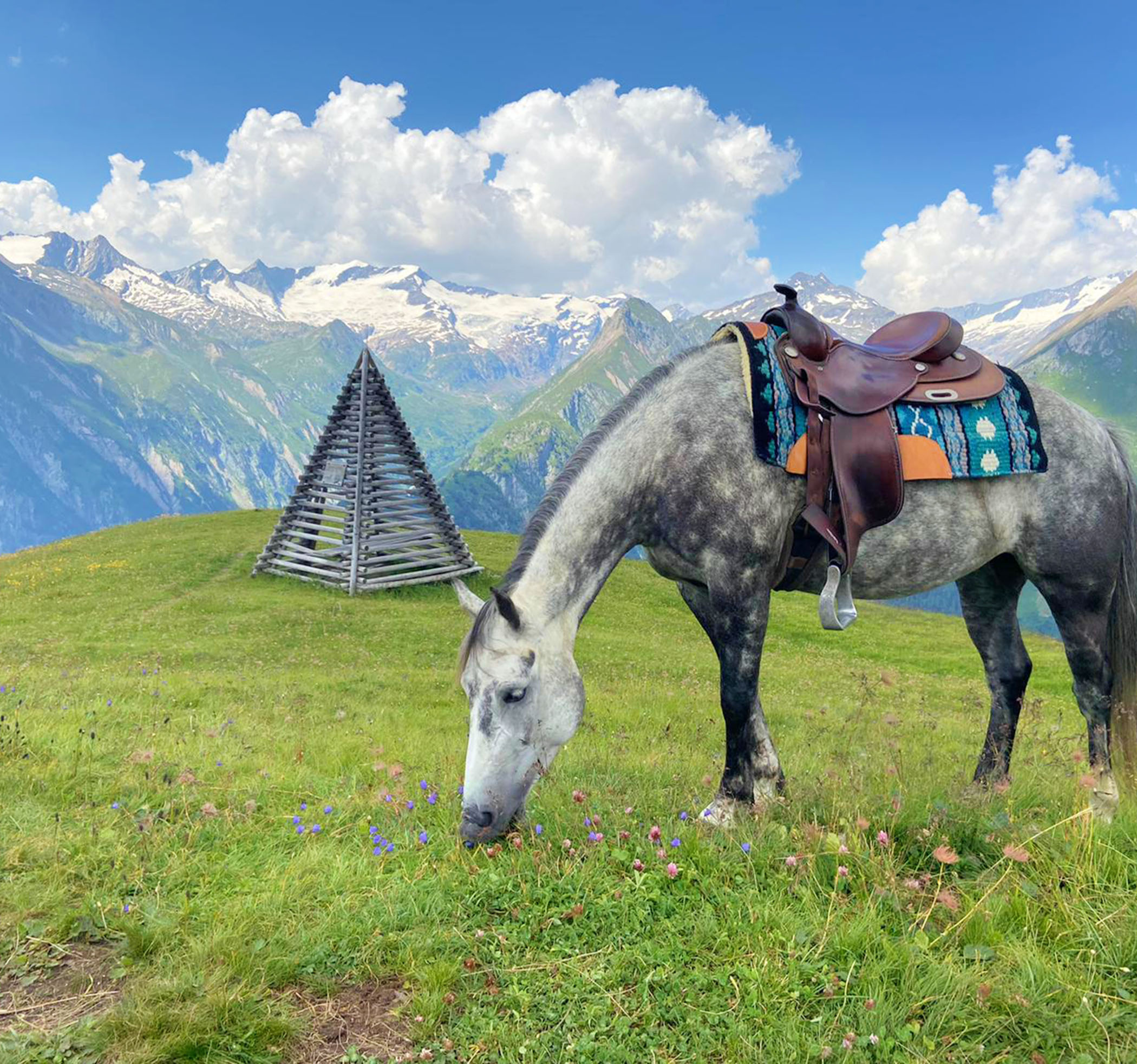 MUHS-PANORAMAWEG: im Sattel auf 2.300 m