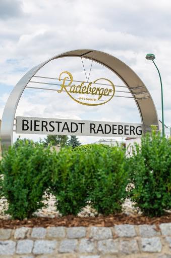 City talk with history of the beer city Radeberg