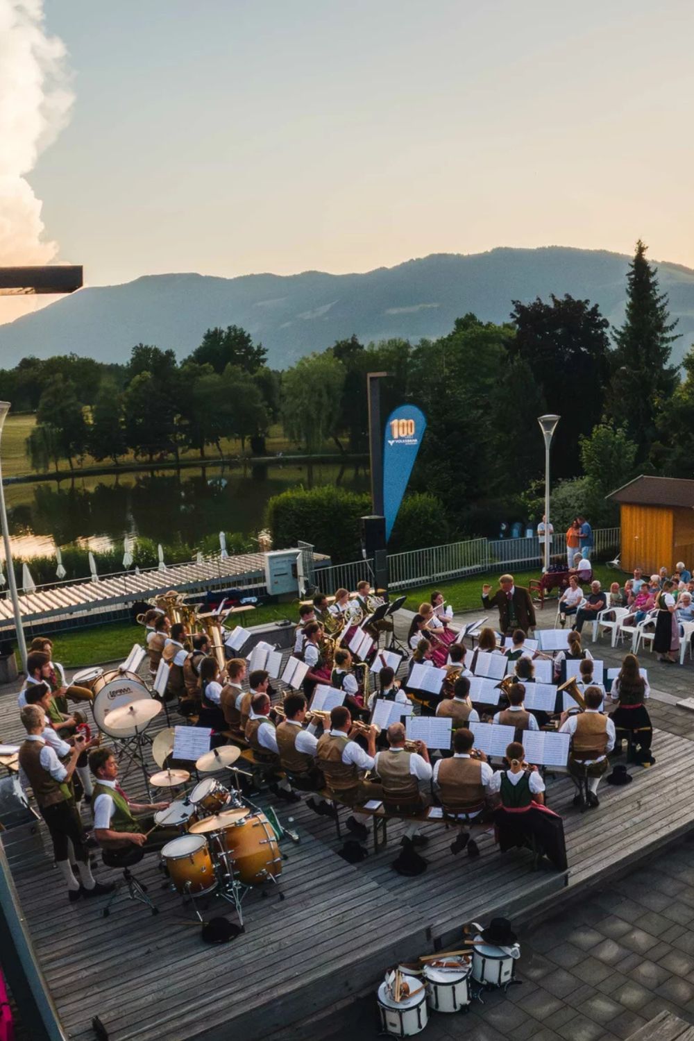 Lake concert of the Bürgermusik Saalfelden