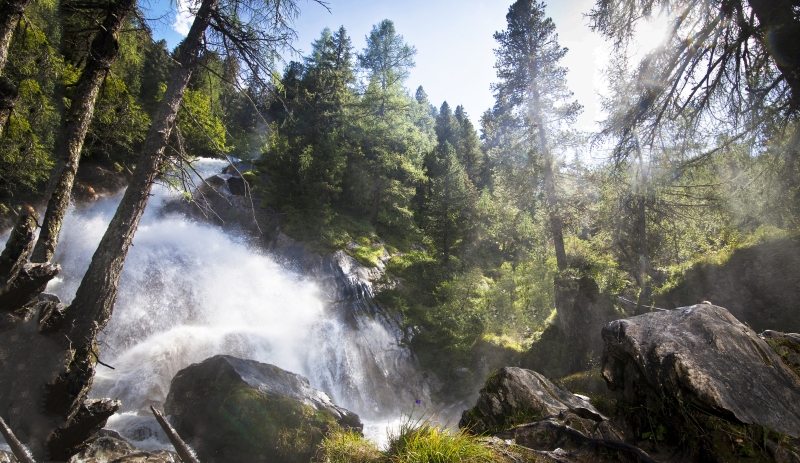 On the waterfall trail