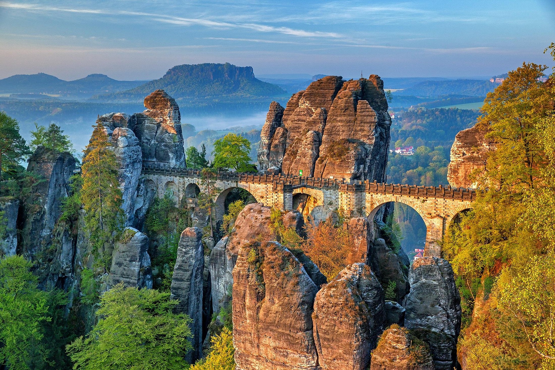 Magische Momente auf der Bastei Brücke
