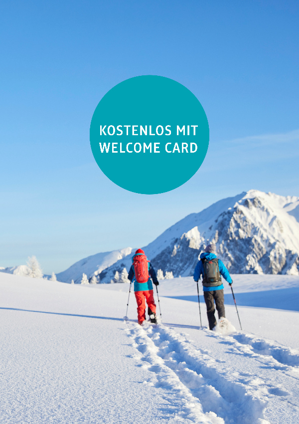 Snowshoe taster tour for beginners over a sunny high plateau image