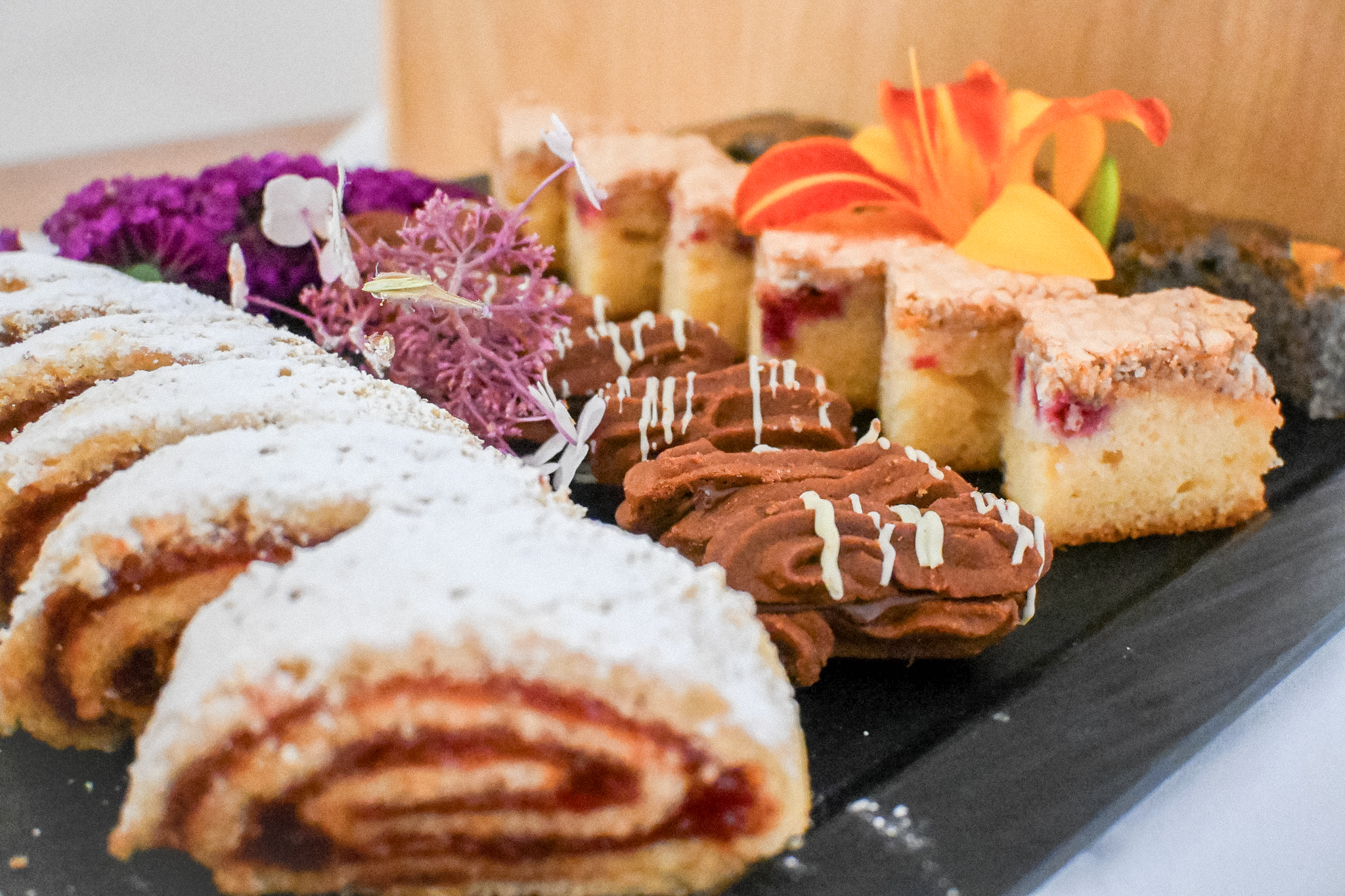 Cake buffet in the afternoon