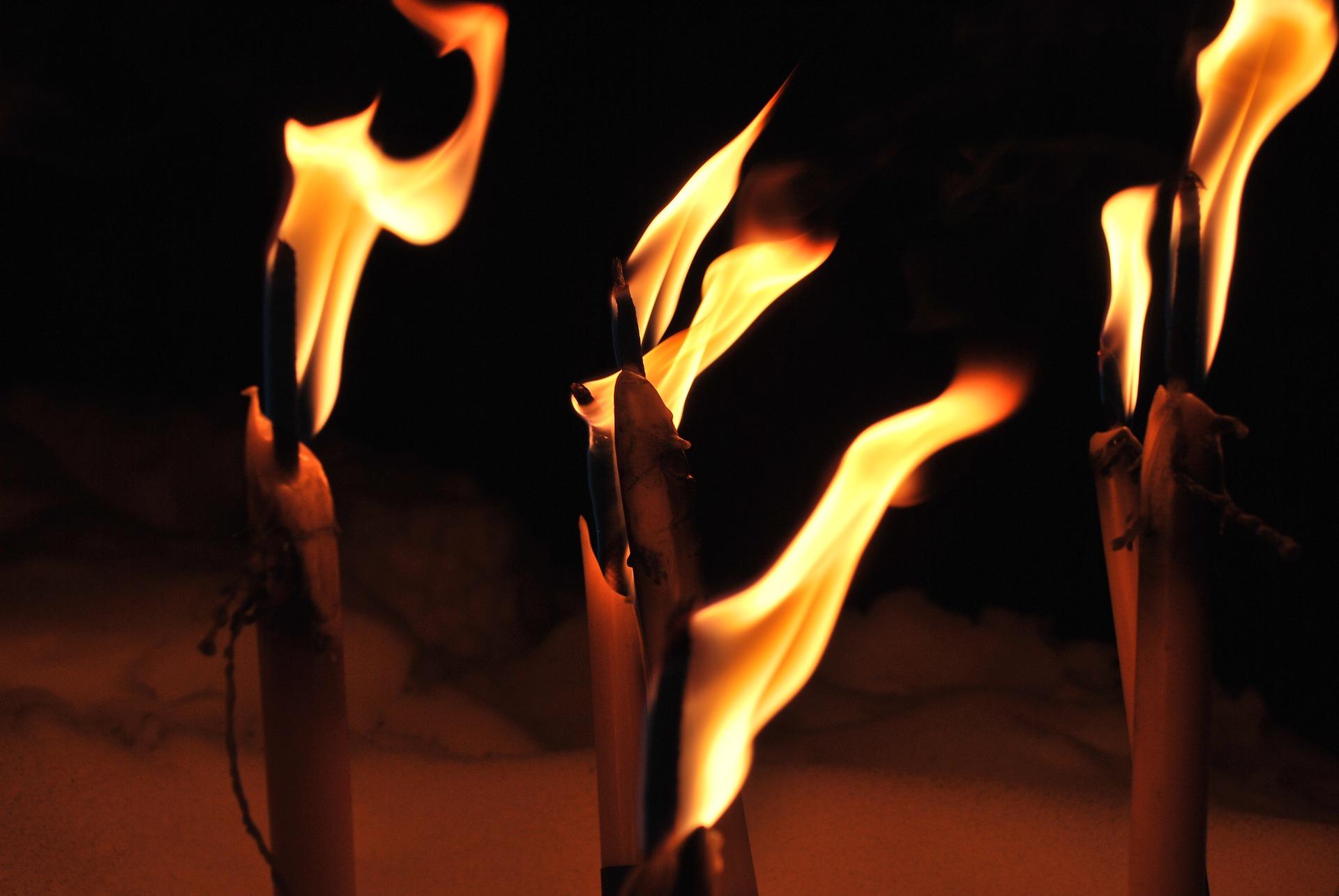 Torchlight hike through Bad Mitterndorf