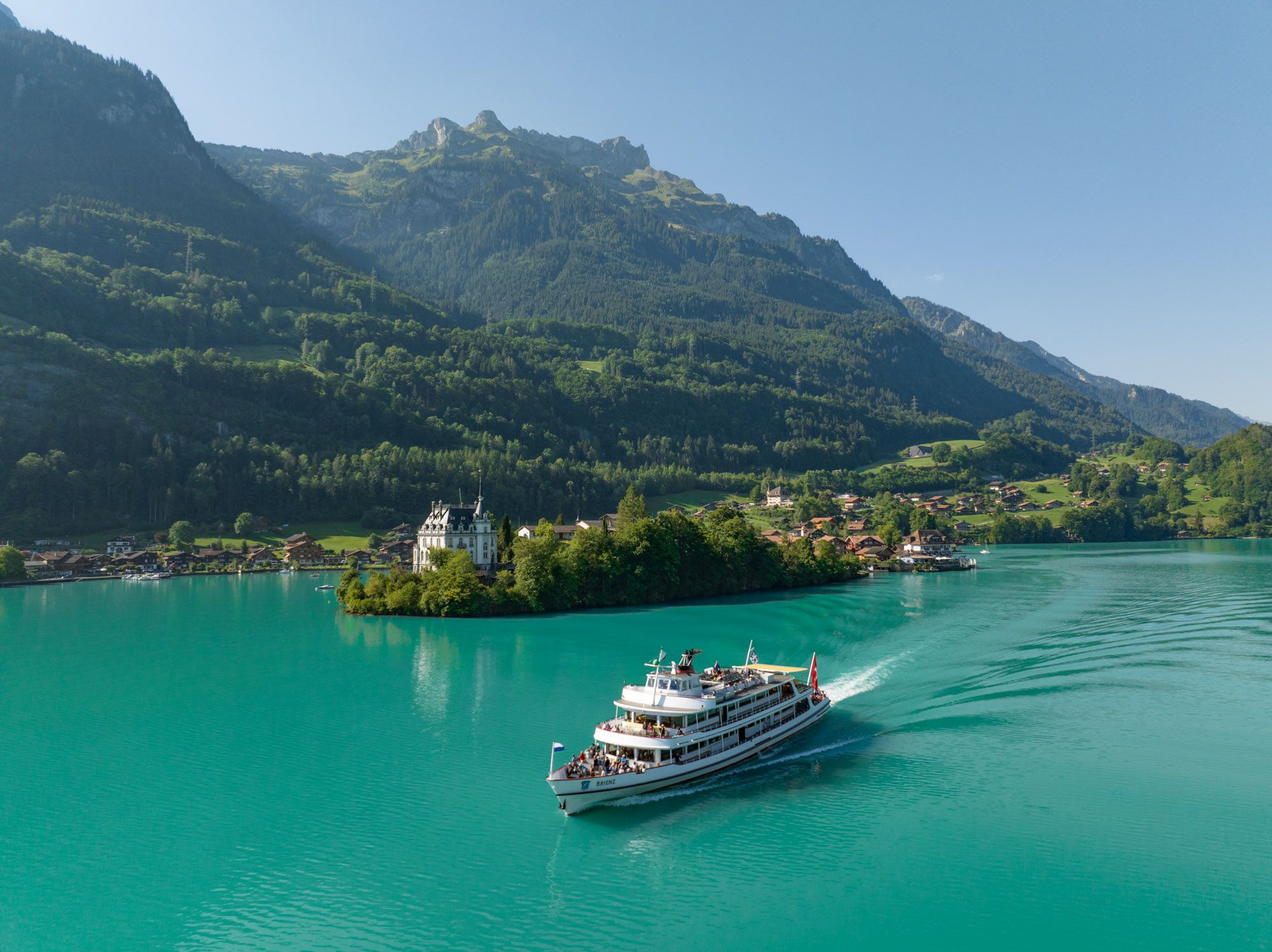Bateau sur les lacs de Thun et Brienz