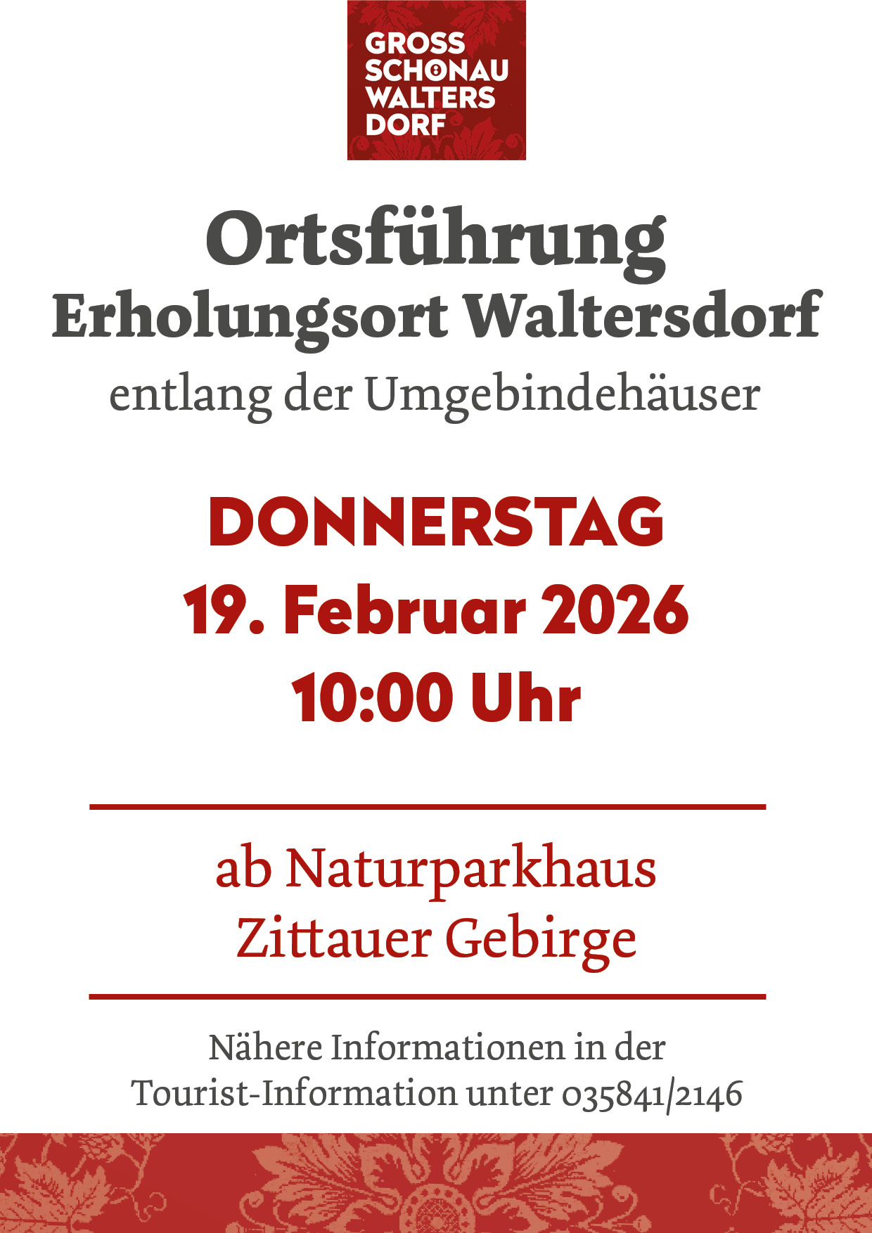 Guided tour of the resort of Waltersdorf