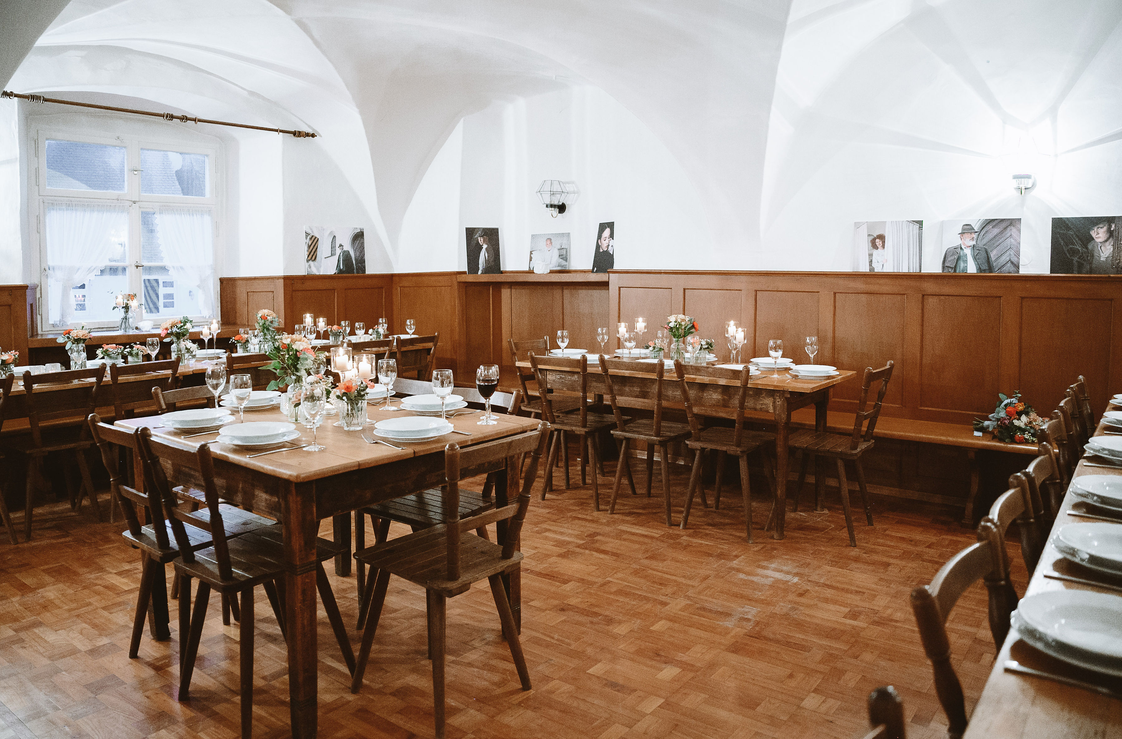 Wedding celebration in the historic dining room