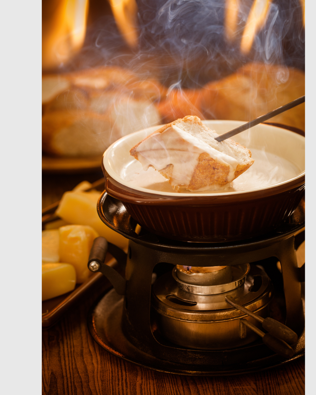 Cheese fondue in the Erbhofa