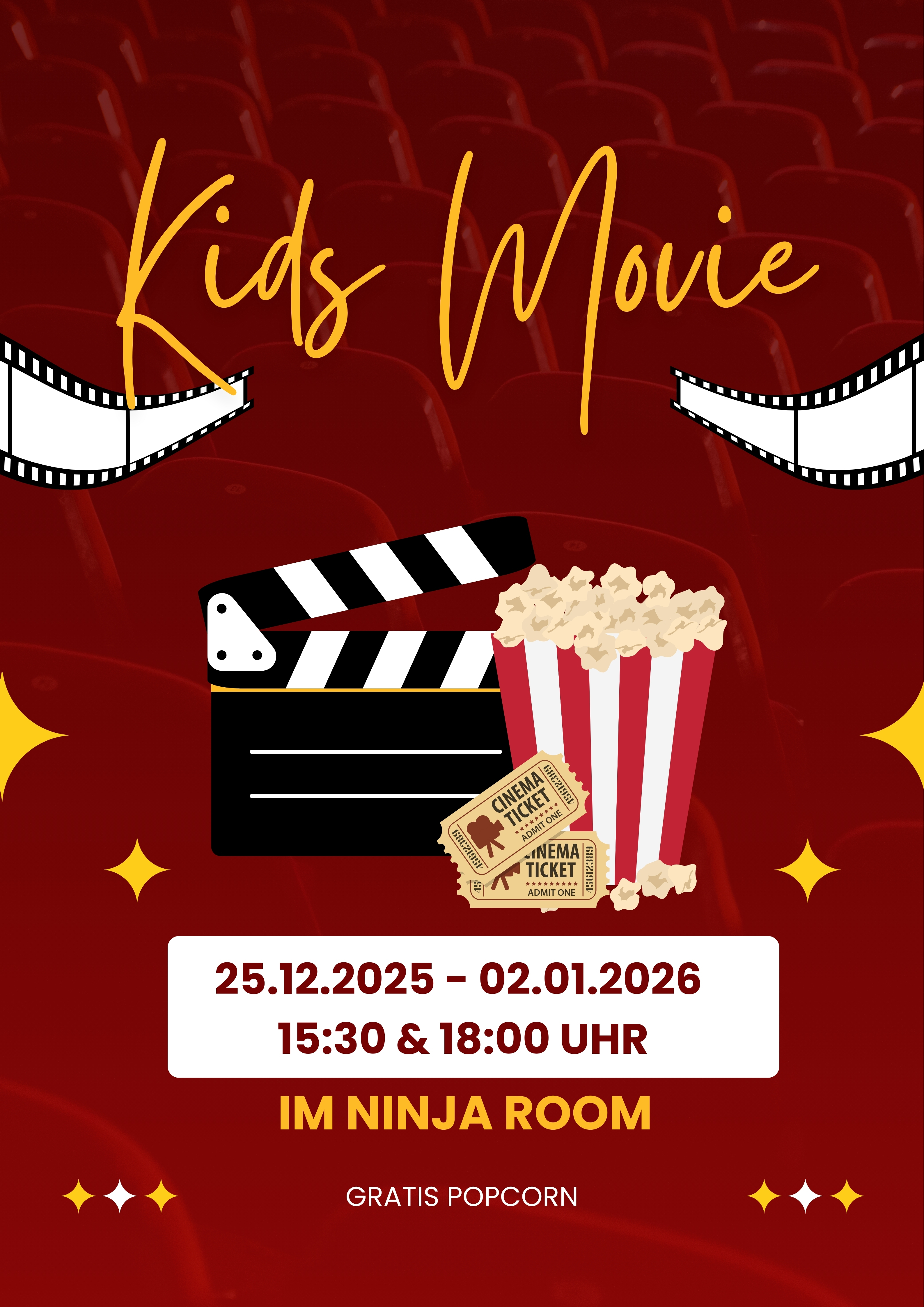 Kids Movie in the Ninja Room