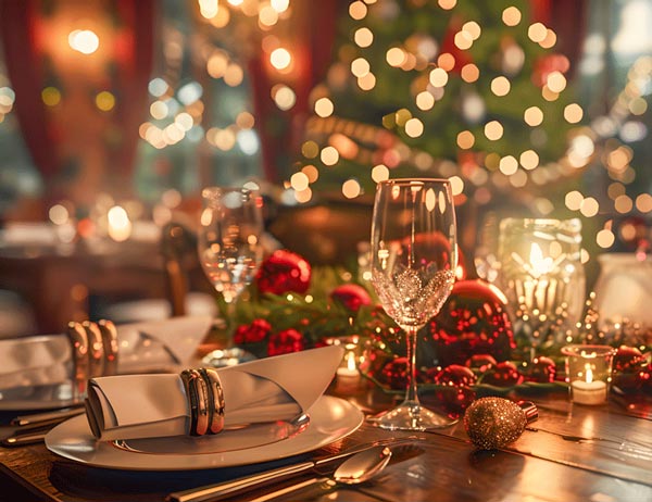 Weihnachtsessen im Restaurant Kaiserblick
