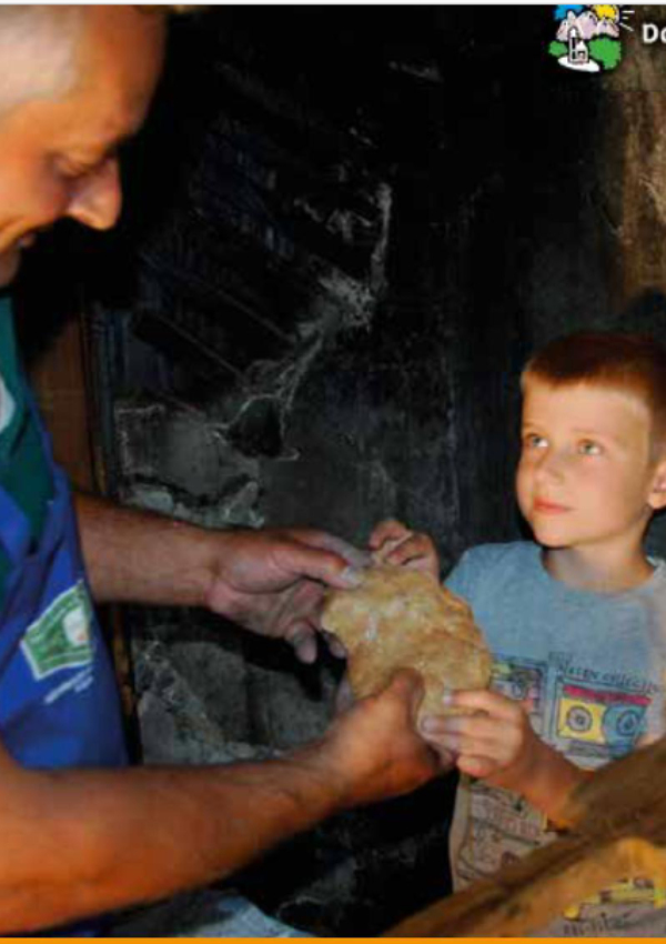 Brotbacken auf dem Bauernhof