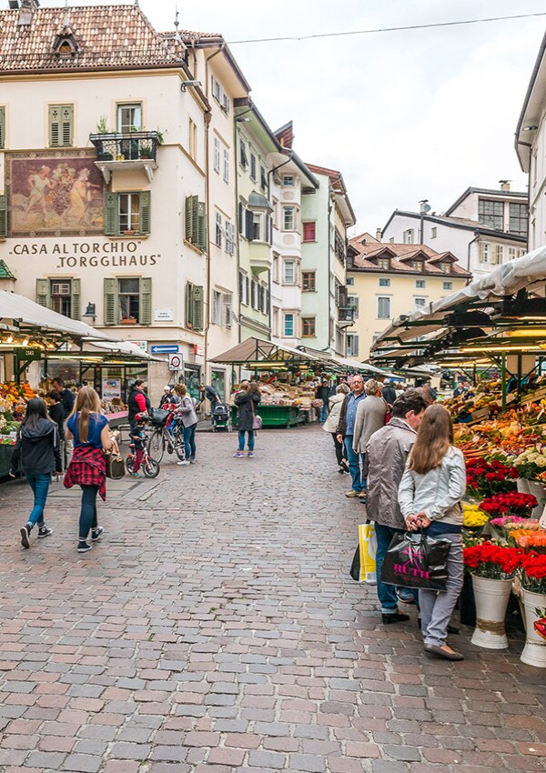 Markt in Bozen