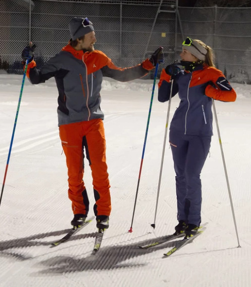 Night cross-country skiing in Pettneu