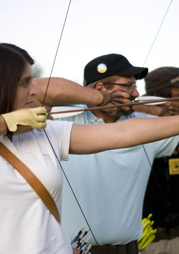 Archery in the 1st arch village of Europe