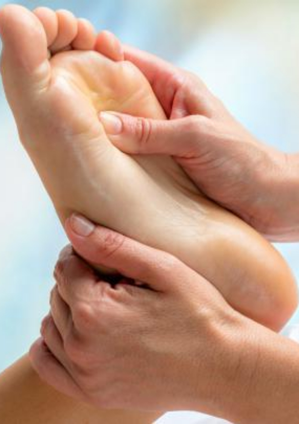 Fussreflexzonen–Massage