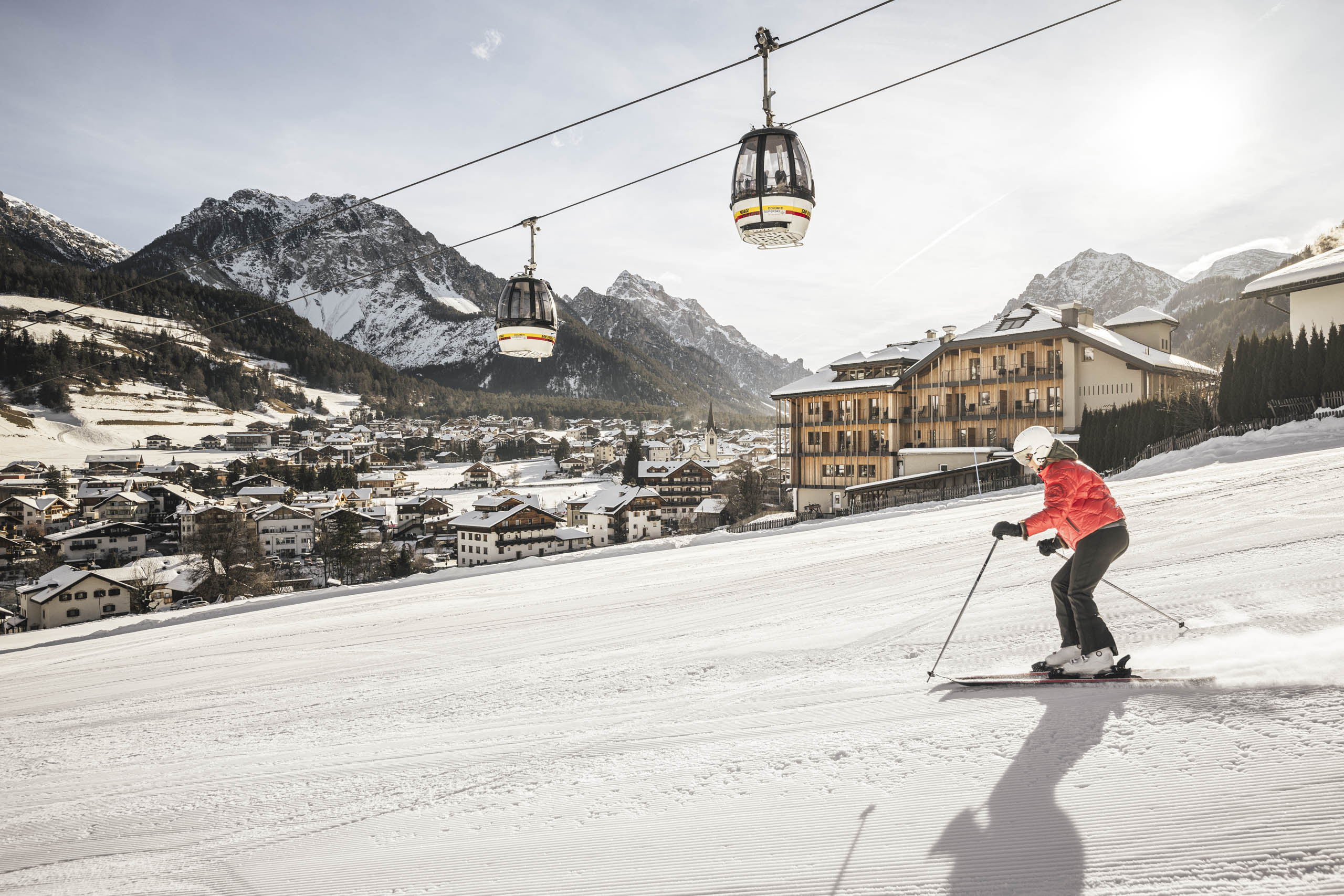 Skisafari in den Dolomiten mit Familie Call
