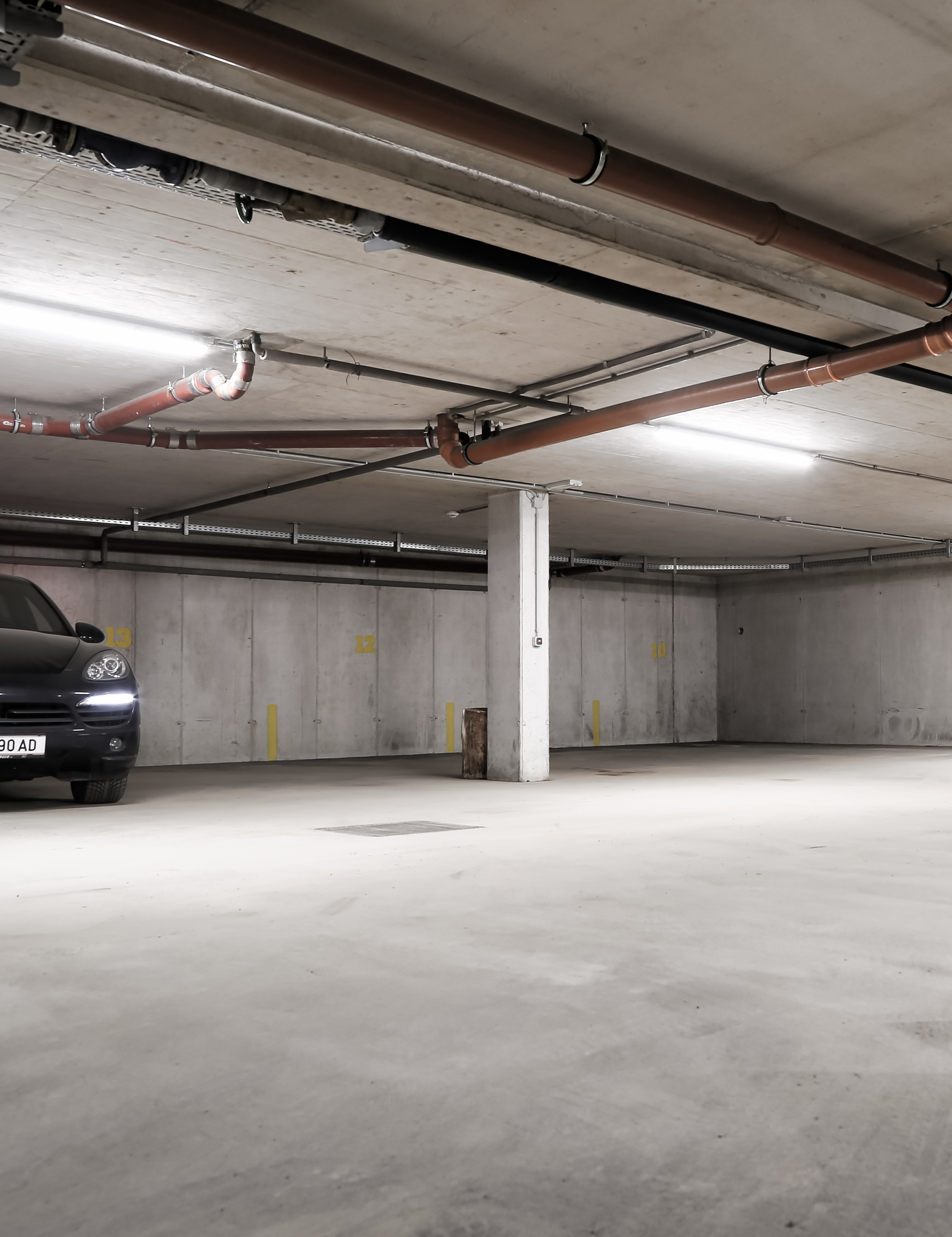 Parking spaces