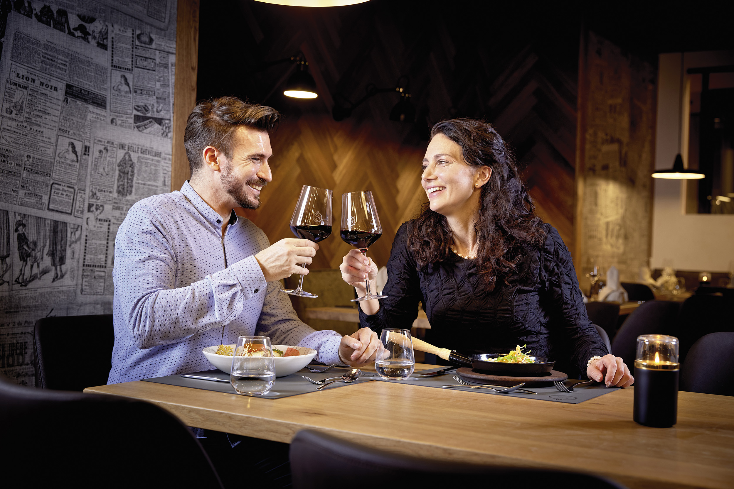 5-course dinner menu for external guests