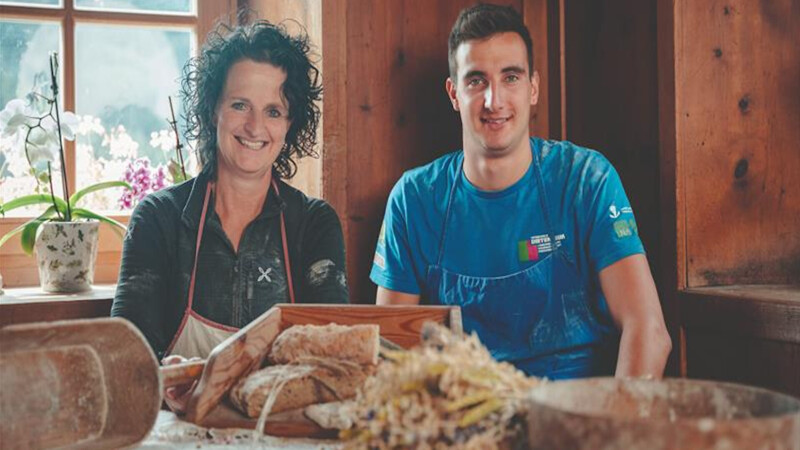 Friday: Bread baking at the Stacherhof