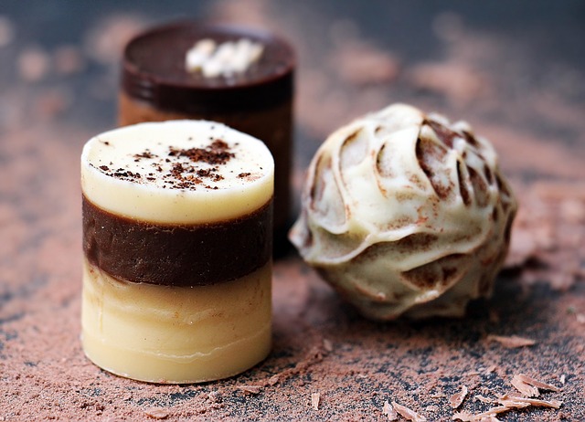 Pralinengruß bei Ankunft