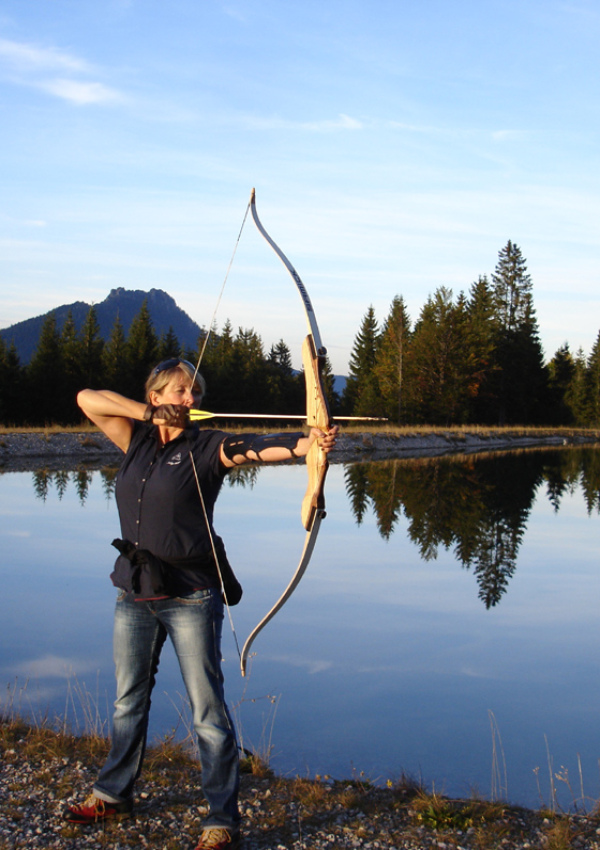 3-D archery with Uncle Thomas