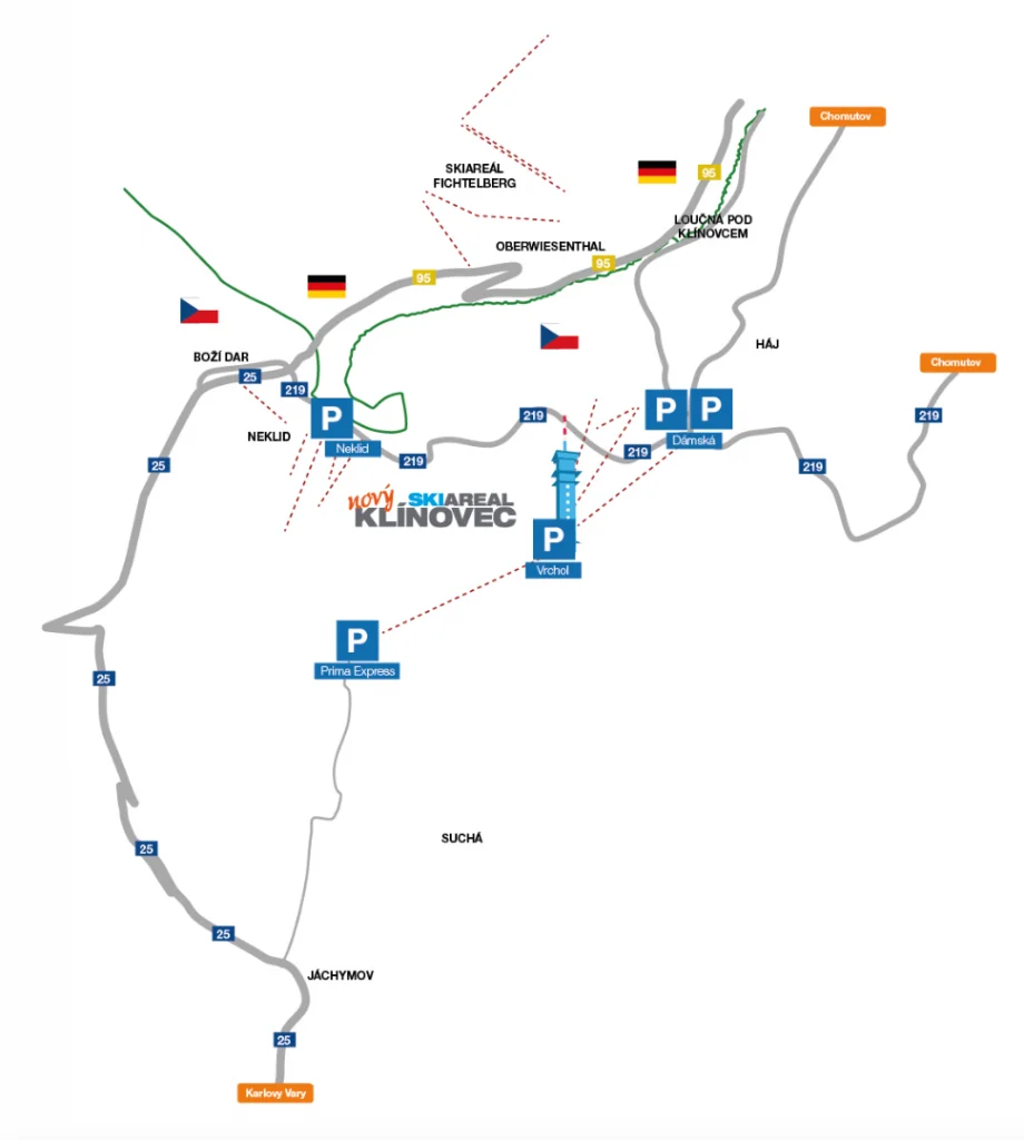 Mit dem Auto auf den Keilberg