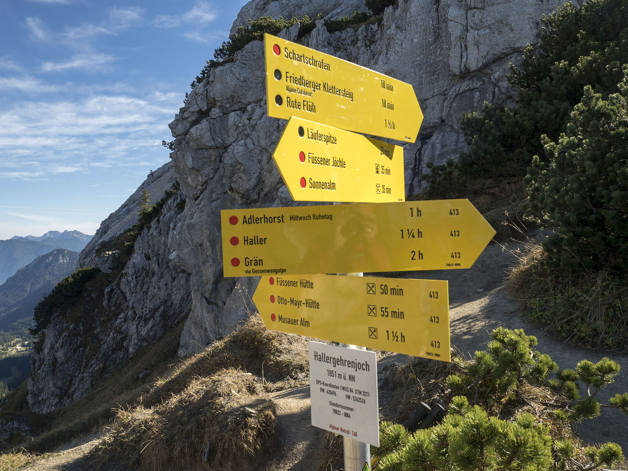   Schartschrofen 1968 m geführte Wanderung