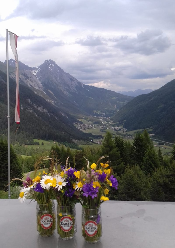 Typical Tyrol - delicacies at the Almfrieden-Hütte