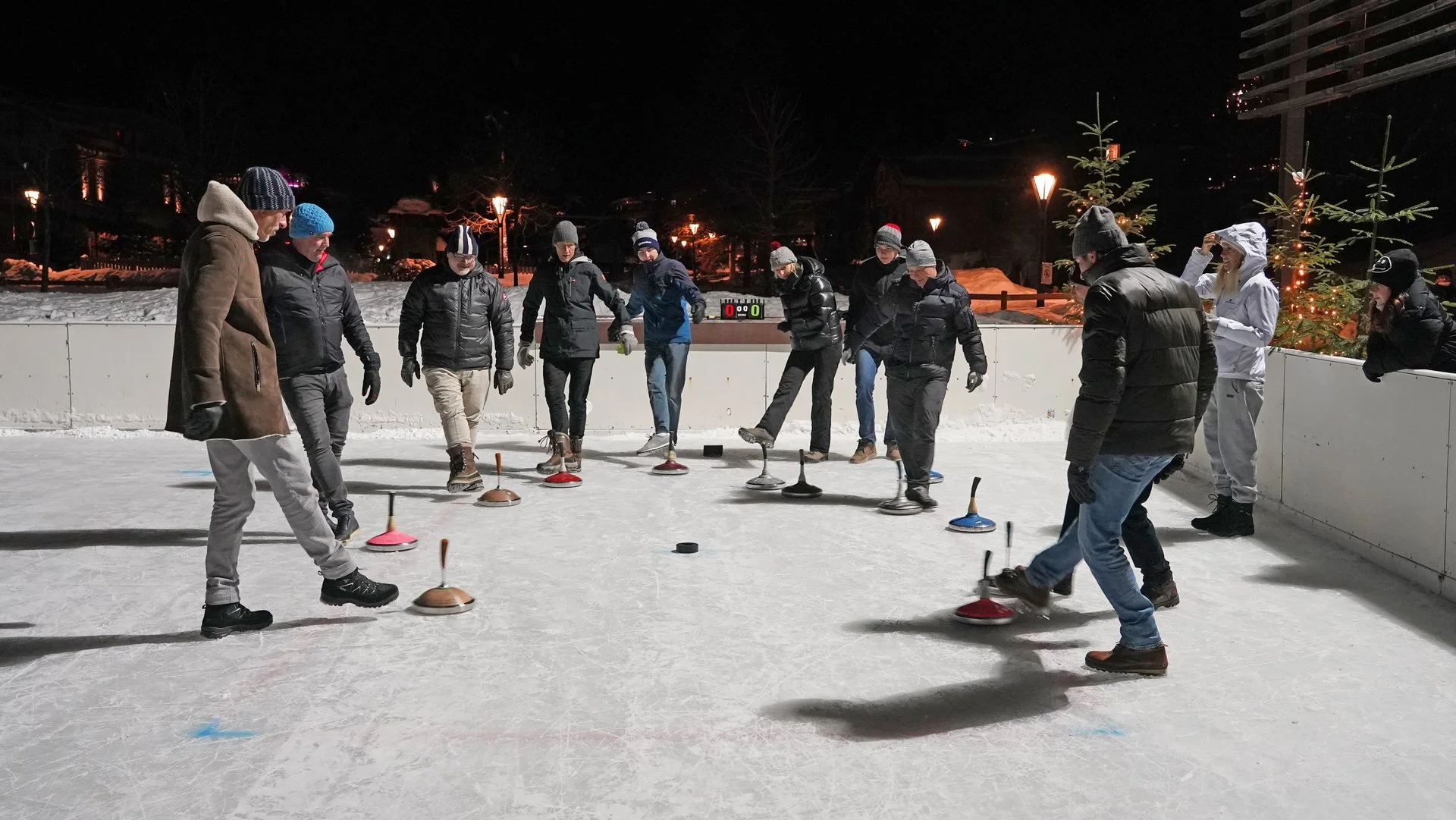 Curling with the Quality Hosts ❄️🥌