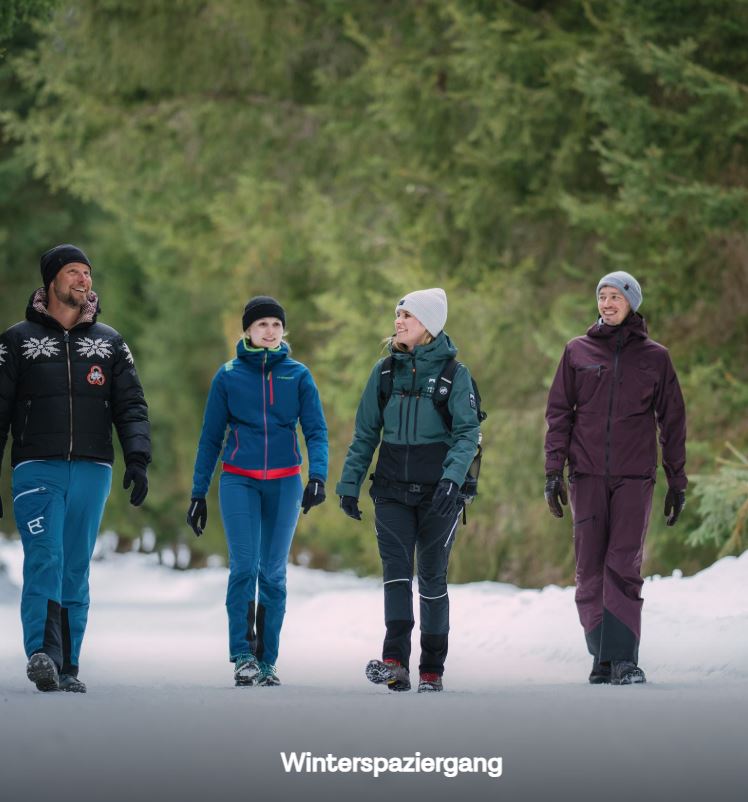 Guided winter walk