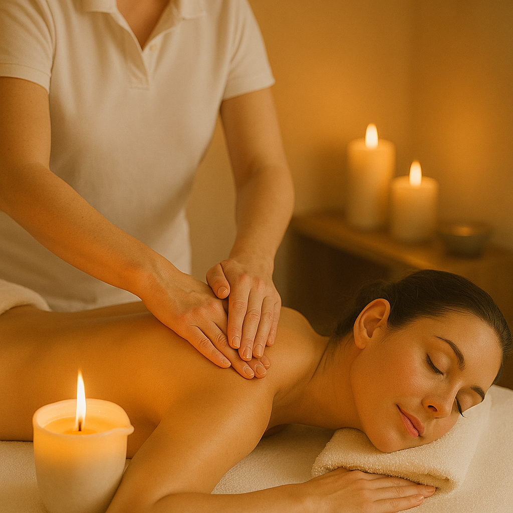 Candlelight massage - a special highlight